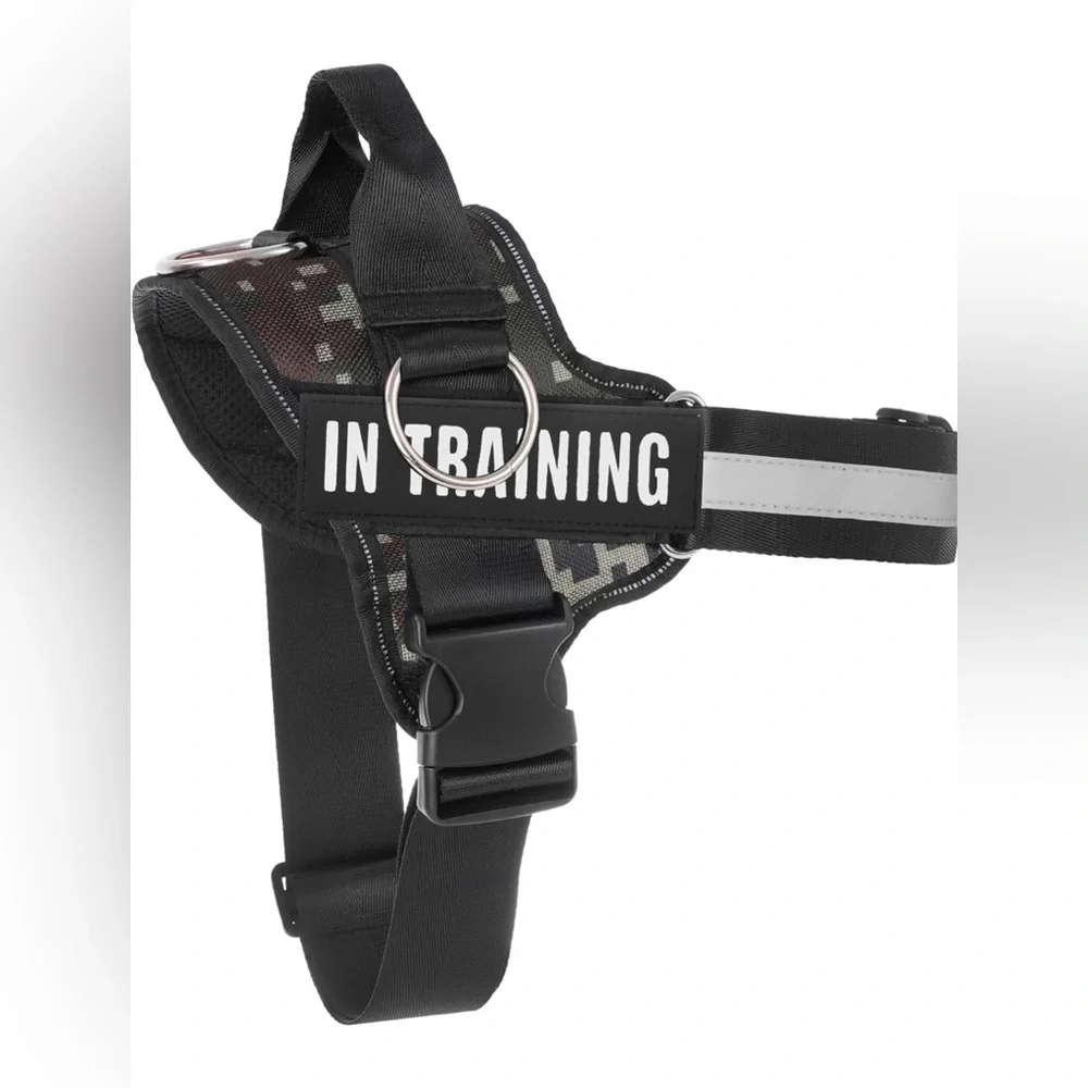 No Pull Pet Harness with 3 Side Rings for Leash Placement